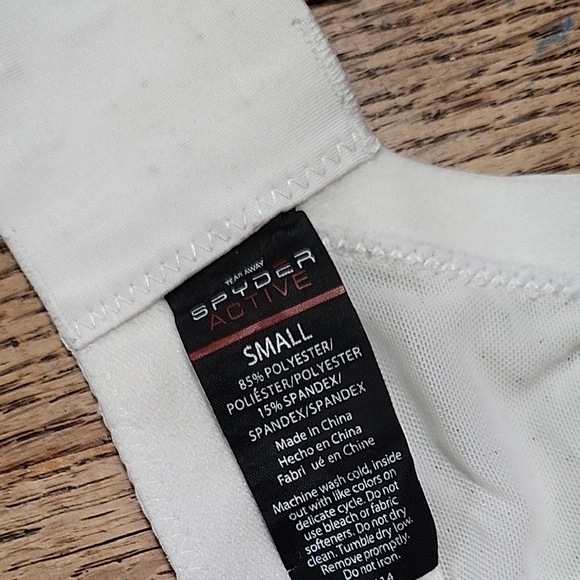 Spyder Light Gray Sports Bra - Picture 2 of 6